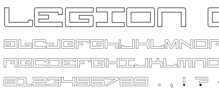 Legion Outline font